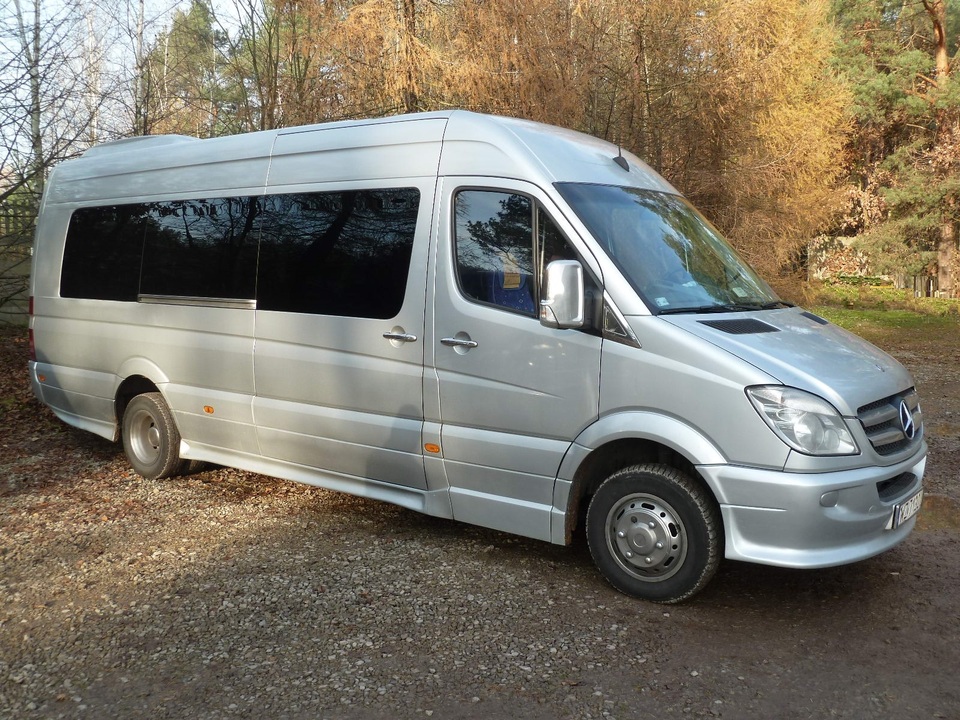 Mercedes Sprinter 518, rocznik 2011 z floty Kaprys Bus MB Sprinter 518, rok 2011